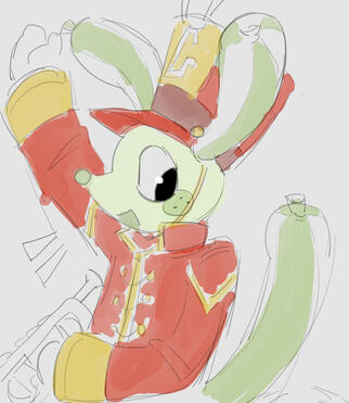 dandy, bust-up, coloring style 1