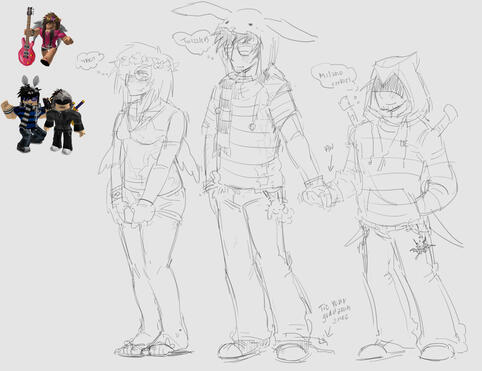 full-body, extra character